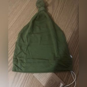 Knotted Cap in Olive